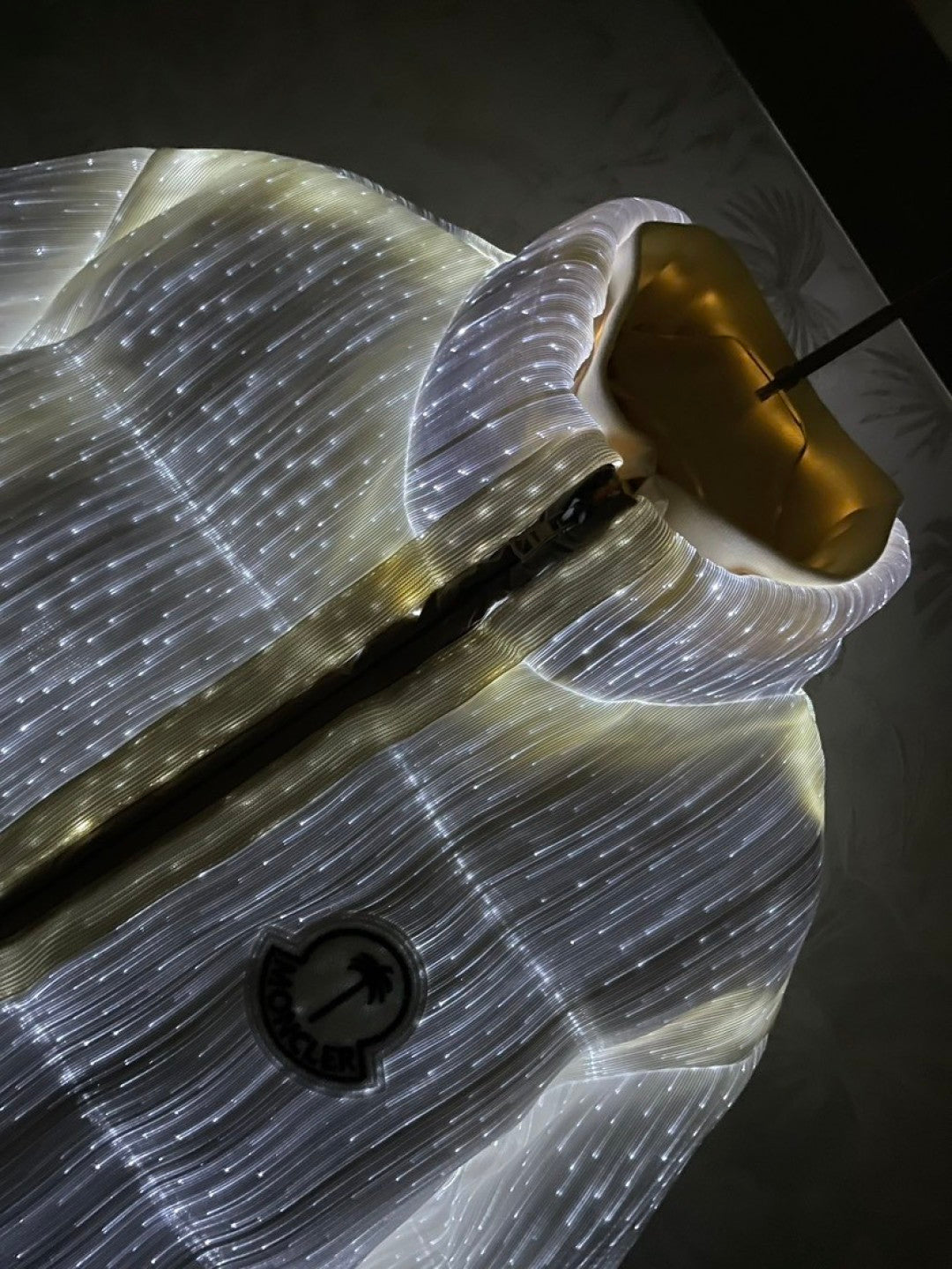 Luminous down jacket