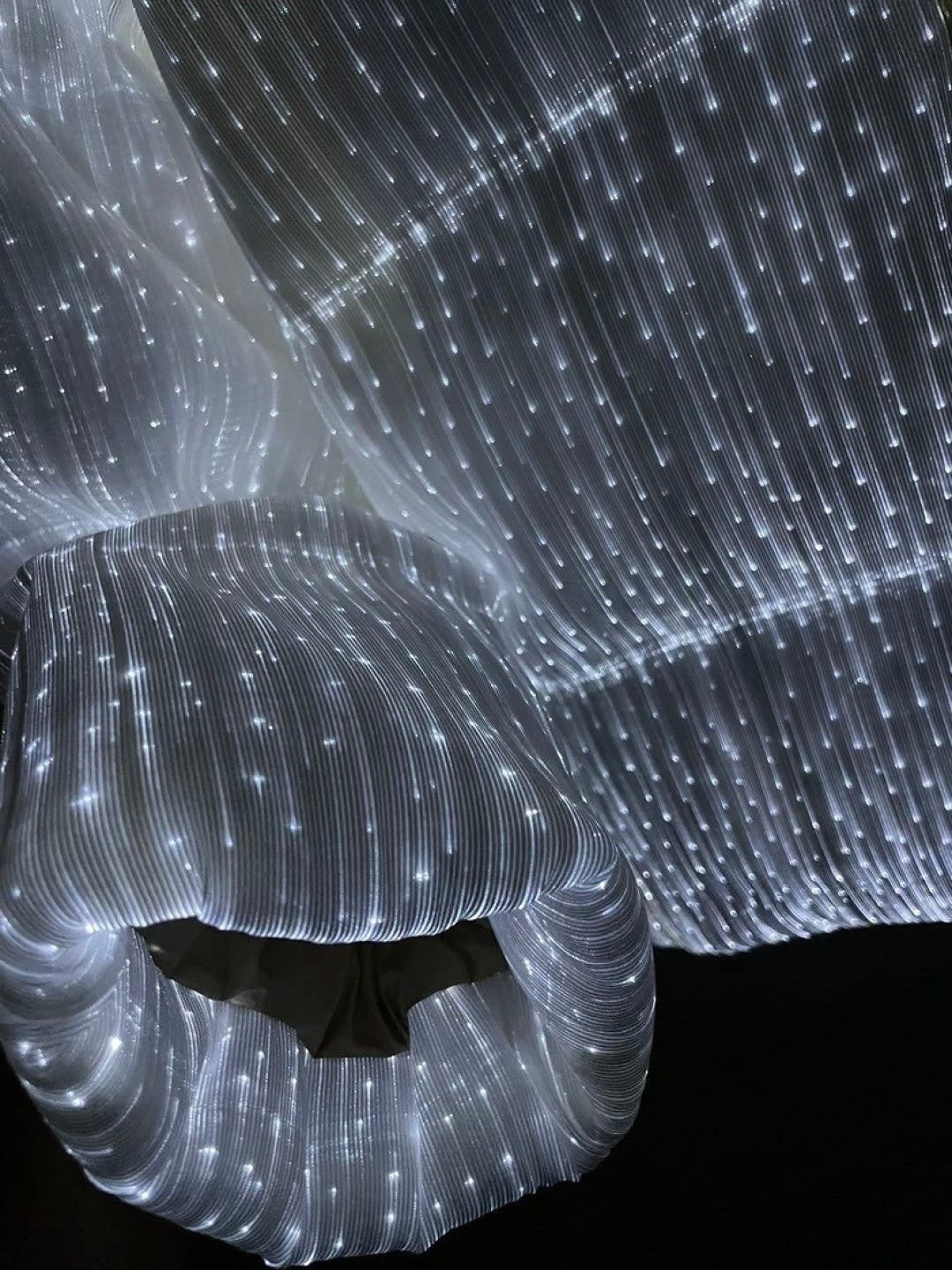 Luminous down jacket