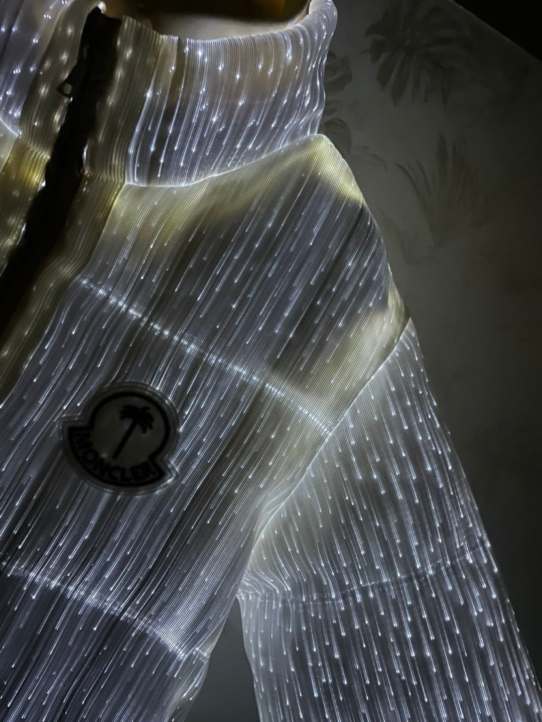 Luminous down jacket