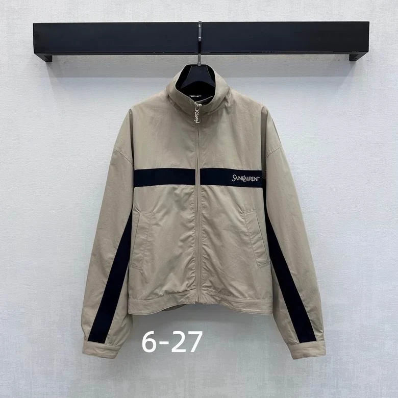 Monaco Contrast-Panel Zip Jacket
