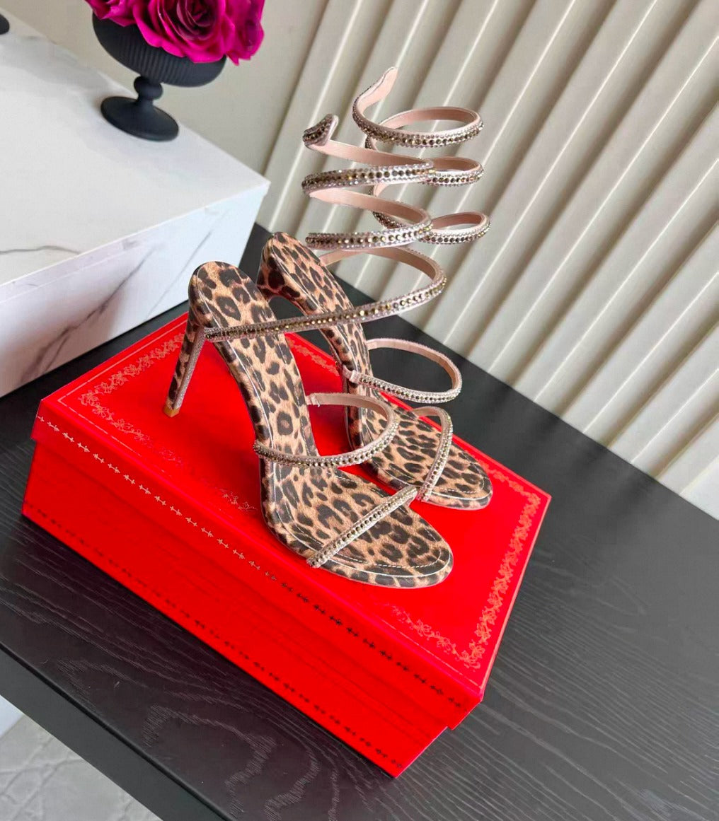 Cheetah print heels