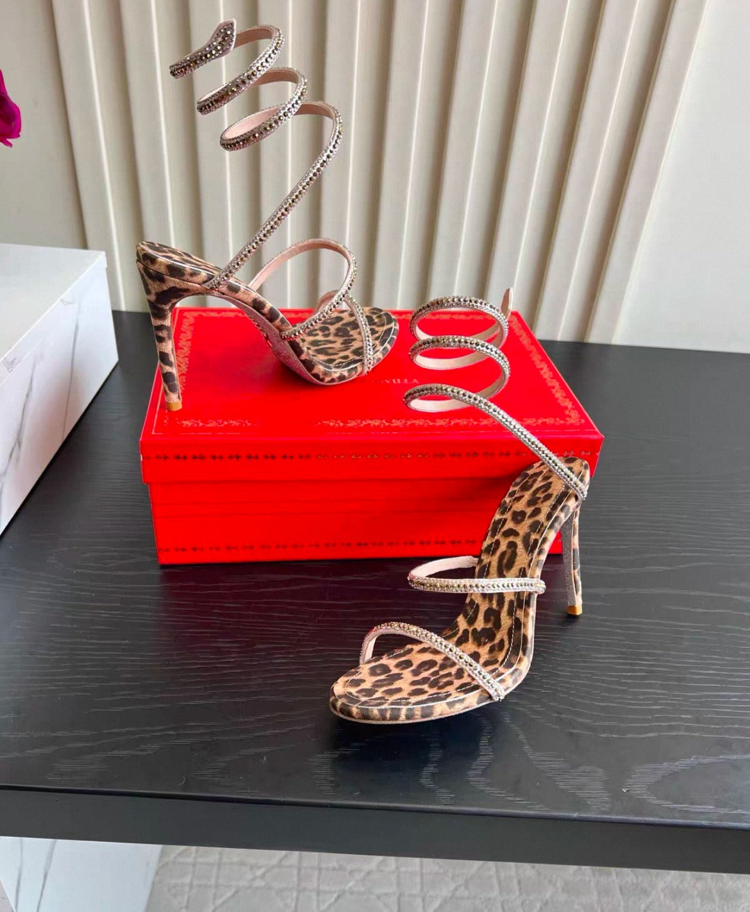 Cheetah print heels